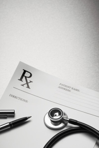Image of a patient form hard copy