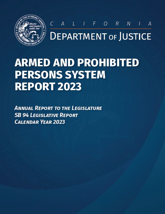 2023 Armed and Prohibited Persons (APPS) Report