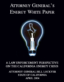 Cover and link to Report of Energy White Paper