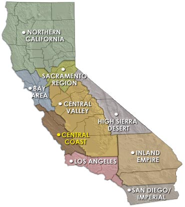 Map Of California Central Valley – Map of Spain Andalucia