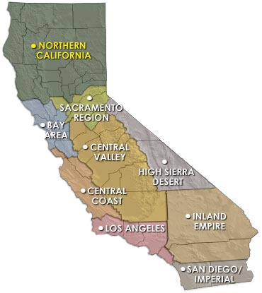 California Map Region