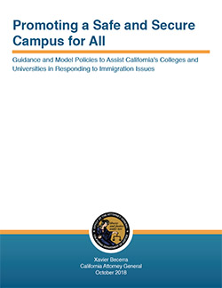 Guidance and Model Policies to Assist California’s Colleges and Universities