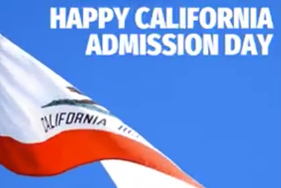 California Admission Day Video