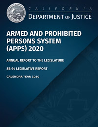 2020 Armed and Prohibited Persons (APPS) Report