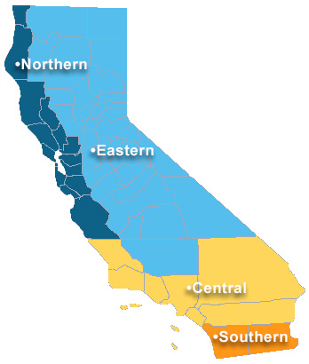 California Map Region