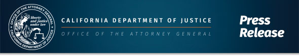 State of California Department of Justice, Office of the Attorney General Rob Bonta