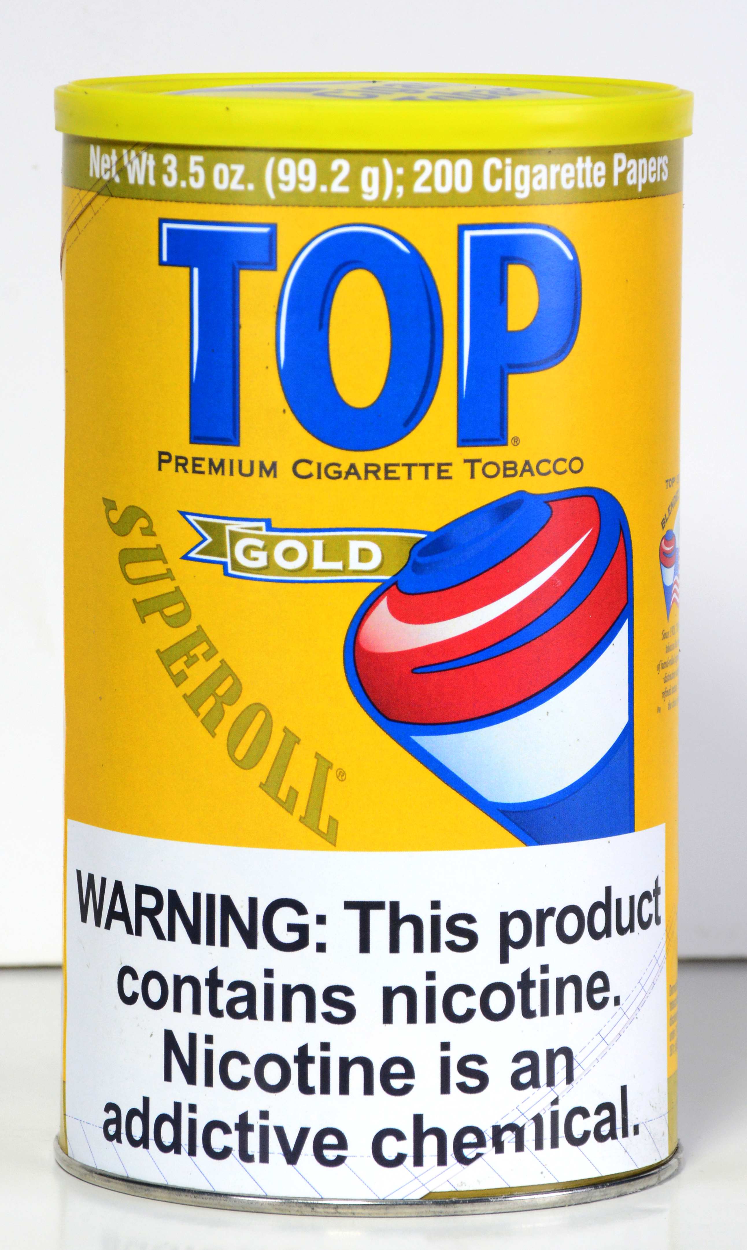 top tobacco tin Superoll Cigarette Regular Can -3.5oz Top Bargain & Quality Tobacco Directory | State of