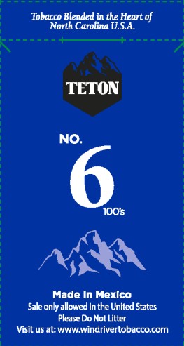 teton 6 cigarettes I am in absolute shock. I bought these because I'm moving out of state from SC back to my home state New York and they don't have them there. I am really TETON CIGARETTE BLUE KING