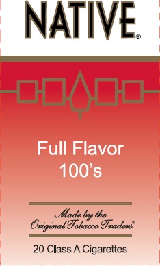 native full flavor cigarettes All Natural (100 percent Additive-Free) (Full Flavor) KS-20-S - USA Native Full Flavor Regular Cigarettes