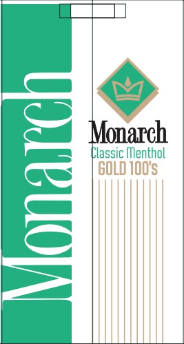 monarch cigarettes near me Lights 100's (Fredericksburg stamp) vintage American Cigarette Pack Modern Design By Monarch 10"