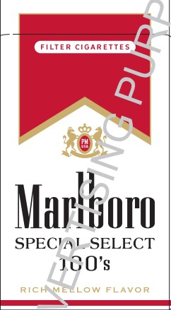 marlboro select cigarettes Marlboro Red Special Select 100s