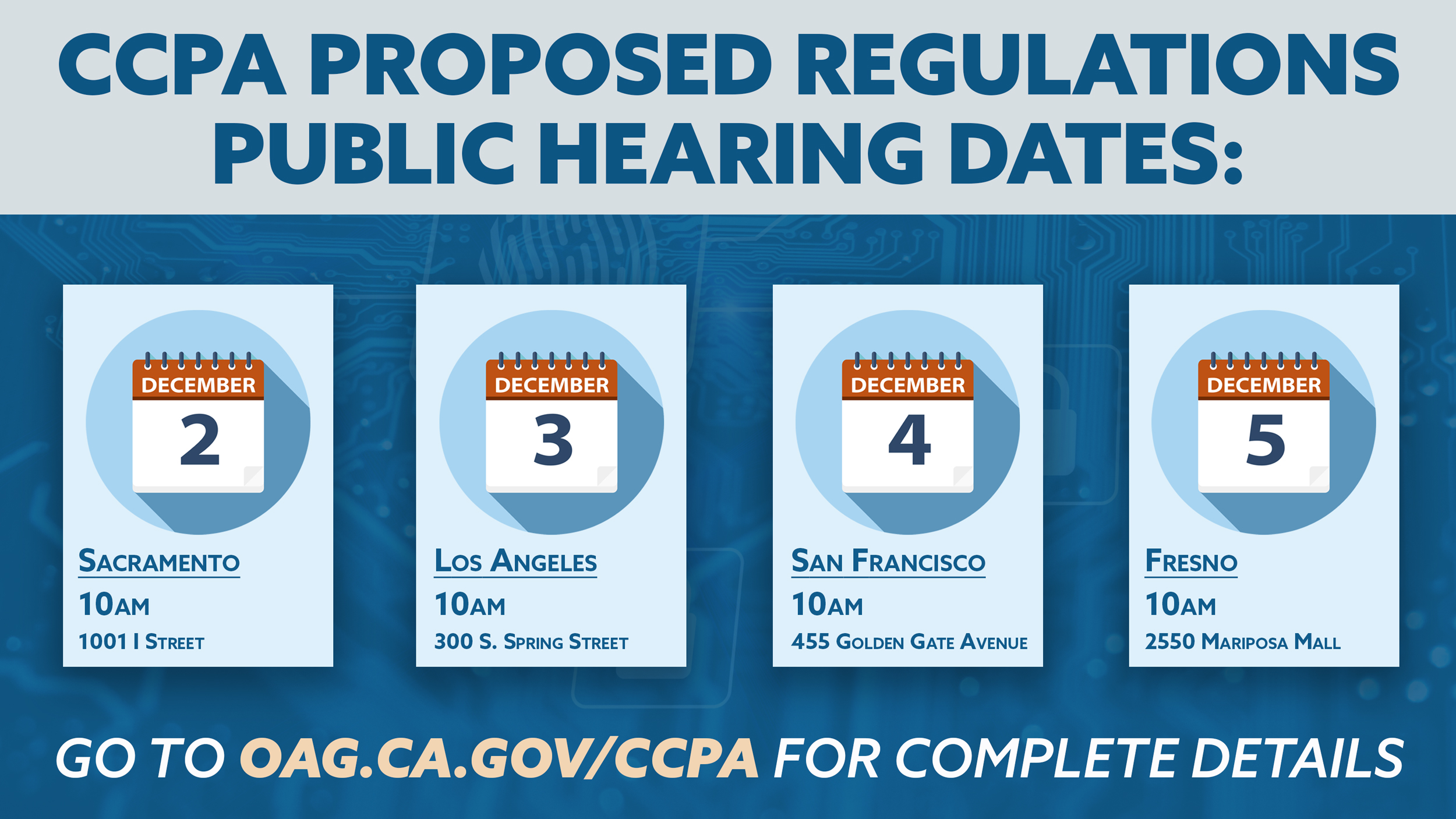 Attorney General Becerra Seeks Public Comment At Four Public Hearings ...