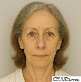 Sketch of White Female for Unidentified Deceased Victim